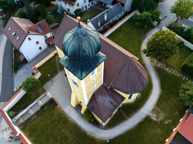 Michaelskirche Poppenricht: Ansicht von oben