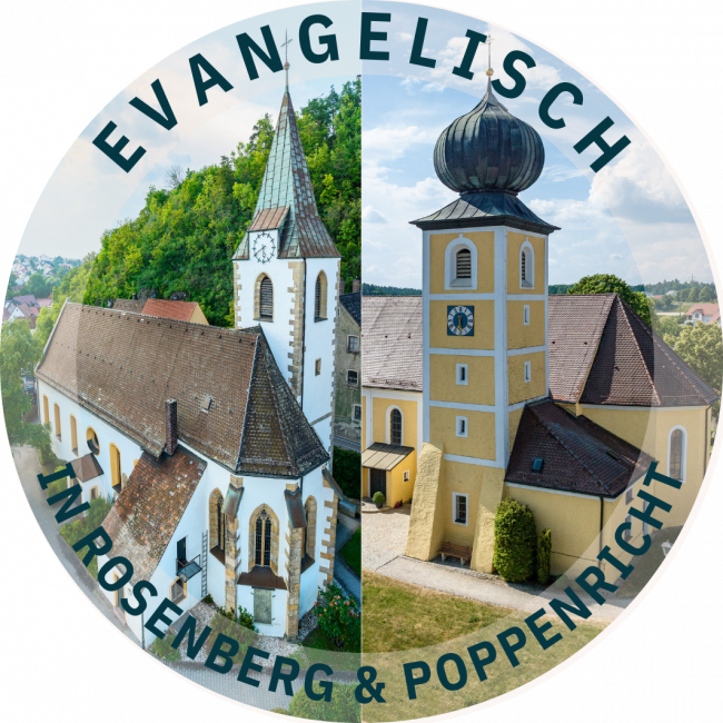 Logo Evangelisch in Rosenberg und Poppenricht